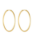 Porter 90s Hoops 40mm Gold Vermeil