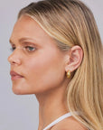 Porter Petite Thick Huggies 18mm Gold Vermeil