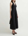 Posse Salma Halter Dress Black