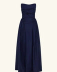 Shona Joy Celeste Strapless Panelled Maxi Dress Midnight