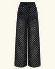 Shona Joy Houston Drawstring Pant Noir Polka