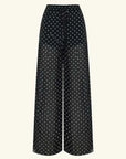 Shona Joy Houston Drawstring Pant Noir Polka