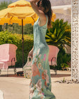 Spell Floridian Bias Dress Sage