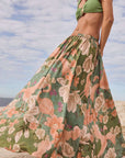 Spell Floridian Maxi Skirt Sage