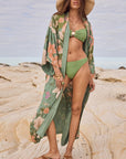 Spell Floridian Reversible Robe Sage