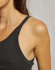 Perfectwhitetee Annie Recycled Tank Vintage Black