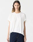 Bassike Circle T Shirt White