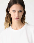 Bassike Circle T Shirt White