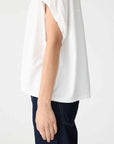 Bassike Circle T Shirt White