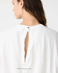 Bassike Circle T Shirt White