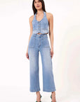 Rollas Halter Vest Ranch Mid Vintage Blue