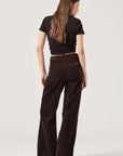 Rollas Sailor Pant Long Chocolate Cord