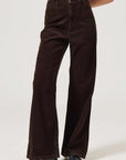 Rollas Sailor Pant Long Chocolate Cord