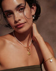 Charlotte Gold Embrace Stillness Pearl Bracelet