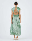 Roame Ceylon Dress Sari Lace Sage