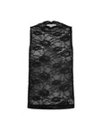 Rowie Tonya Rose Lace Tank Noir