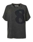 Rabens Saloner Ary Boxy T Shirt Caviar Black