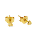 Midsummer Star Super Fine Tri-Ball Studs 18k Vermeil Gold