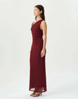Roame Ember Mesh Dress Mulberry