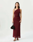Roame Ember Mesh Dress Mulberry