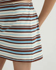 Posse Nadine Skirt Chocolate Multi Stripe