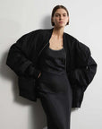 Wnsdy The Jo Bomber Black One Size