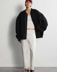 Wnsdy The Jo Bomber Black One Size