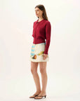 Roame Gwen Cardigan Rhubarb