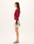 Roame Gwen Cardigan Rhubarb