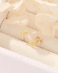 Midsummer Star Delicate Sunflower Studs Gold