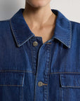Wnsdy The Brooklyn Jacket Mid Blue
