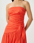 Roame Rene Tie Dress Poppy