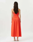 Roame Rene Tie Dress Poppy