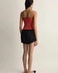 Posse Noah Strapless Top Apple