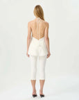 Roame Marianne Halter Top White