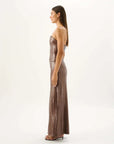 Roame Coco Sequin Dress Mocha