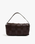 St Agni Woven Envelope Mini Chocolate