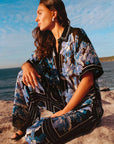 Shona Joy Sabine Shirt Bluewing Mosaic