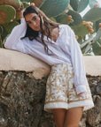 Scotch and Soda Extra Oversized Shirt White