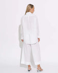 Sara Fox Classic Boyfriend Shirt White