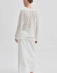Second Female Cilla Tunic Blouse Snow White