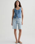 AG Hattie Short High Rise Sunfaded Destructed