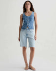 AG Hattie Short High Rise Sunfaded Destructed