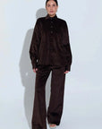 Sara Fox Mosse Shirt Jacket Cacao