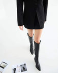 La Tribe Simone Knee High Boot Black