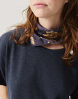 American Vintage Sonoma T Shirt Crew Neck Vintage Navy Blue