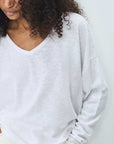 American Vintage Sonoma LS T Shirt White