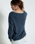 American Vintage Sonoma T Shirt Vintage Navy Blue