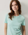 American Vintage Sonoma T Shirt Crew Neck Vintage Ice Cold