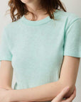 American Vintage Sonoma T Shirt Crew Neck Vintage Ice Cold